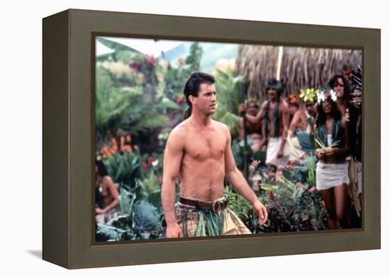 Le Bounty by Roger Donaldson with Mel Gibson, 1984 (photo)-null-Framed Stretched Canvas