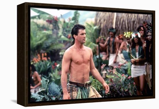 Le Bounty by Roger Donaldson with Mel Gibson, 1984 (photo)-null-Framed Stretched Canvas