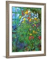 Le Bouquet Ardent-Marc Chagall-Framed Art Print