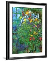 Le Bouquet Ardent-Marc Chagall-Framed Art Print