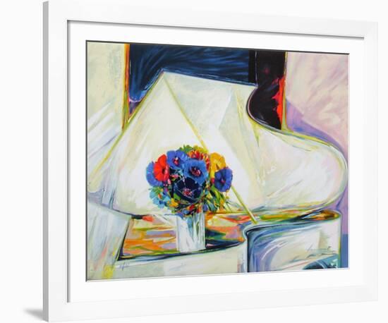 Le Bouquet Au Piano-Claude Hemeret-Framed Collectable Print
