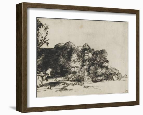 Le bouquet de bois-Rembrandt van Rijn-Framed Giclee Print