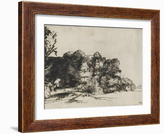 Le bouquet de bois-Rembrandt van Rijn-Framed Giclee Print