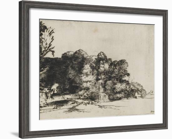 Le bouquet de bois-Rembrandt van Rijn-Framed Giclee Print