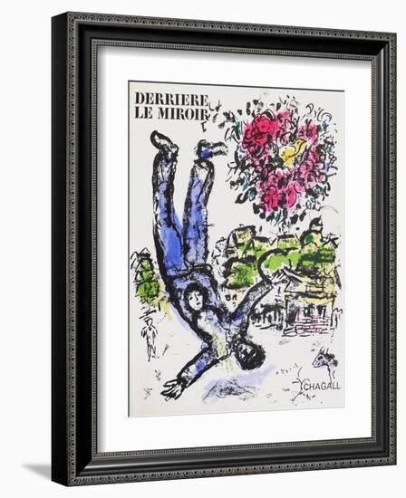 Le Bouquet De L'Artiste-Marc Chagall-Framed Premium Edition