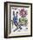 Le Bouquet De L'Artiste-Marc Chagall-Framed Premium Edition