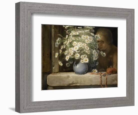 Le bouquet de marguerites-Jean-François Millet-Framed Giclee Print