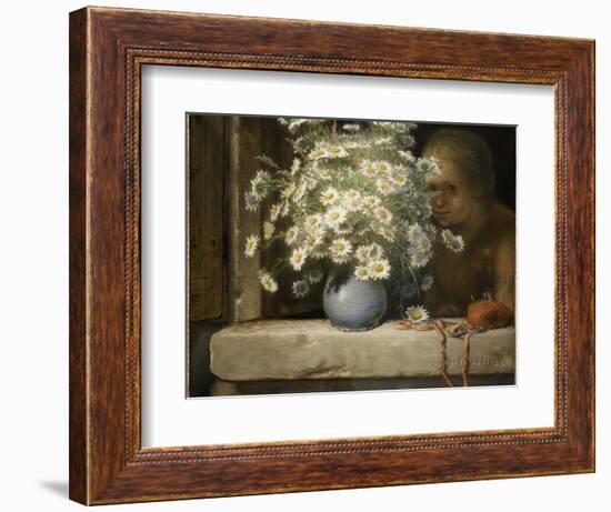 Le bouquet de marguerites-Jean-François Millet-Framed Giclee Print