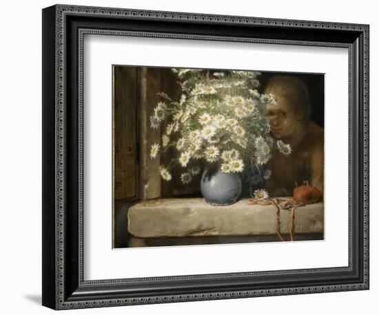 Le bouquet de marguerites-Jean-François Millet-Framed Giclee Print