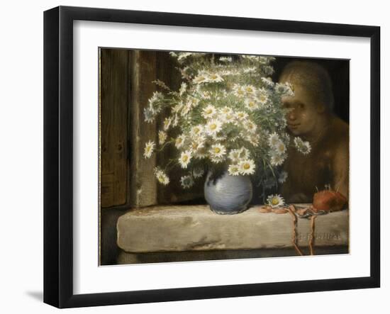 Le bouquet de marguerites-Jean-François Millet-Framed Giclee Print