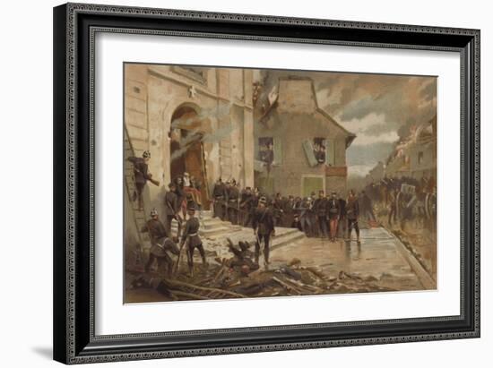 Le Bourget, 30 October 1870-Alphonse Marie de Neuville-Framed Giclee Print