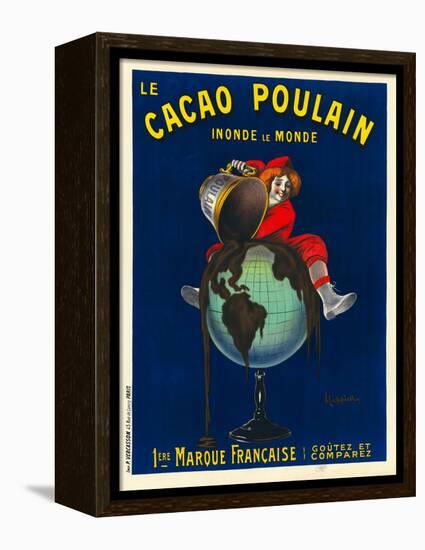 Le cacao Poulain inonde le monde, 1911-Leonetto Cappiello-Framed Stretched Canvas