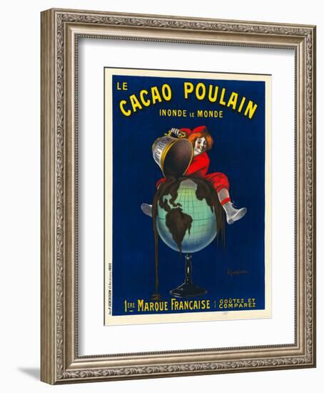 Le cacao Poulain inonde le monde, 1911-Leonetto Cappiello-Framed Art Print