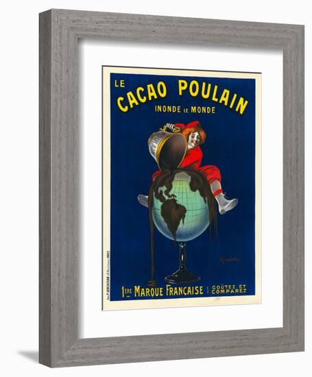 Le cacao Poulain inonde le monde, 1911-Leonetto Cappiello-Framed Art Print