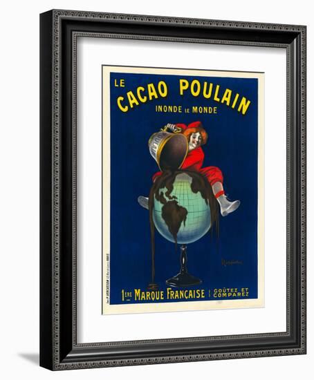 Le cacao Poulain inonde le monde, 1911-Leonetto Cappiello-Framed Art Print