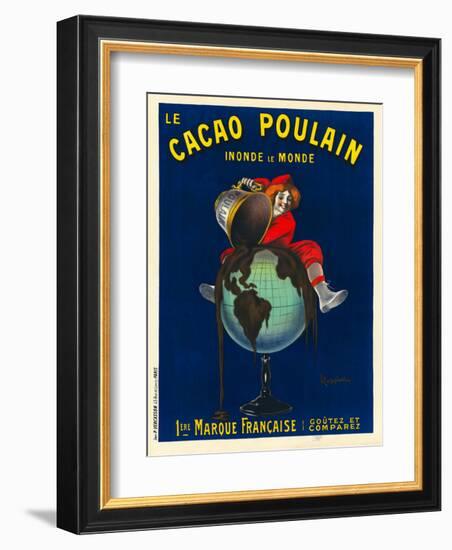 Le cacao Poulain inonde le monde, 1911-Leonetto Cappiello-Framed Art Print