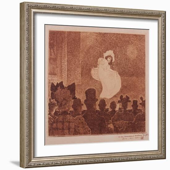 Le Café Concert’, 1896-Theo van Rysselberghe-Framed Giclee Print