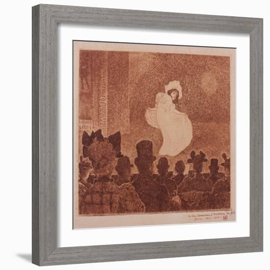 Le Café Concert’, 1896-Theo van Rysselberghe-Framed Giclee Print