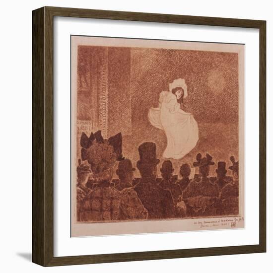 Le Café Concert’, 1896-Theo van Rysselberghe-Framed Giclee Print