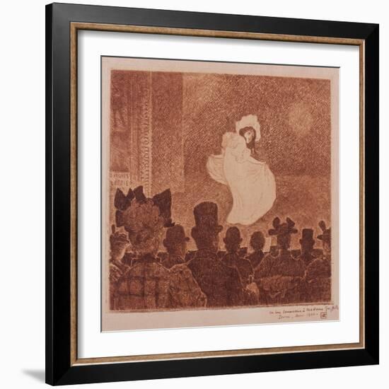 Le Café Concert’, 1896-Theo van Rysselberghe-Framed Giclee Print