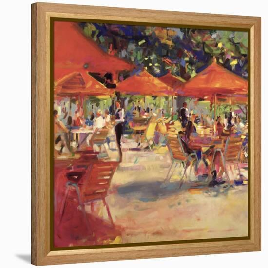 Le Cafe Du Jardin-Peter Graham-Framed Premier Image Canvas