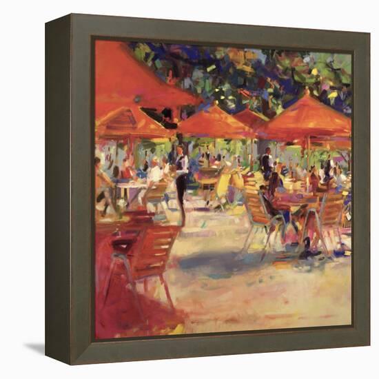 Le Cafe Du Jardin-Peter Graham-Framed Premier Image Canvas