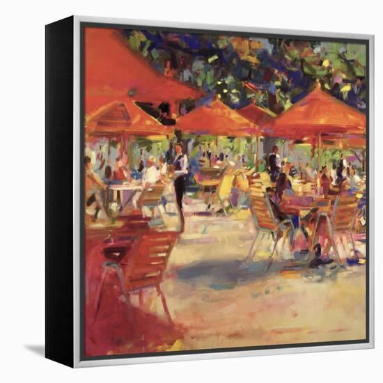 Le Cafe Du Jardin-Peter Graham-Framed Premier Image Canvas