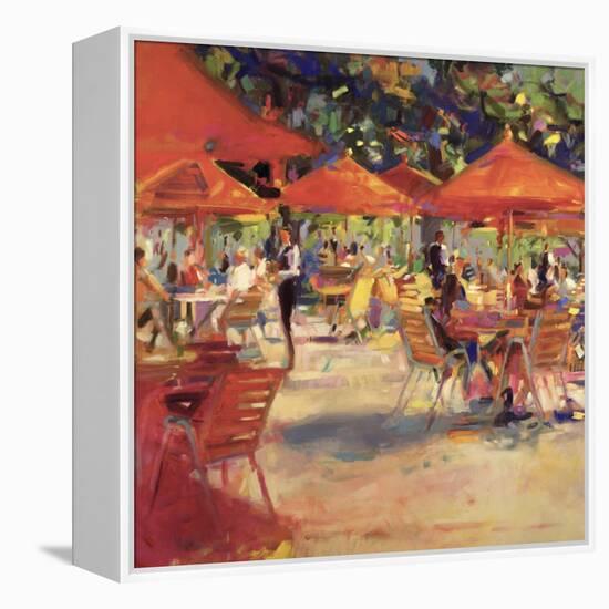 Le Cafe Du Jardin-Peter Graham-Framed Premier Image Canvas