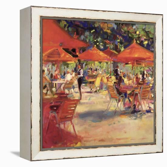 Le Cafe Du Jardin-Peter Graham-Framed Premier Image Canvas