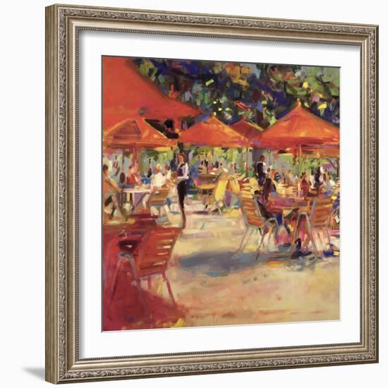 Le Cafe Du Jardin-Peter Graham-Framed Giclee Print