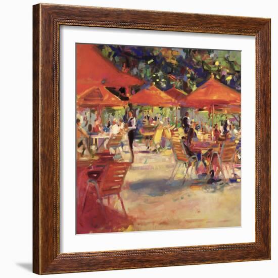 Le Cafe Du Jardin-Peter Graham-Framed Giclee Print