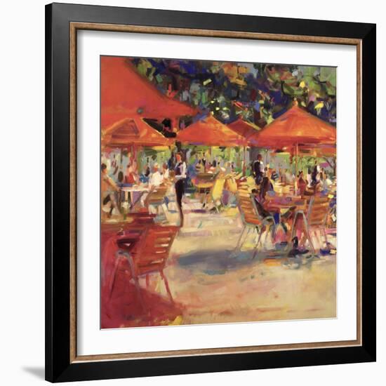 Le Cafe Du Jardin-Peter Graham-Framed Giclee Print