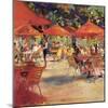 Le Cafe Du Jardin-Peter Graham-Mounted Giclee Print