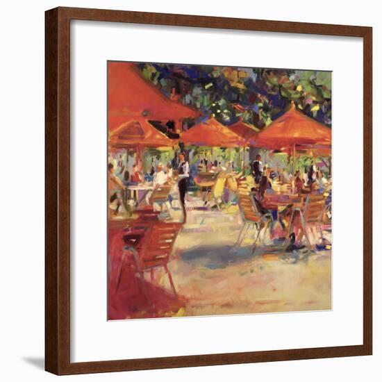 Le Cafe Du Jardin-Peter Graham-Framed Giclee Print