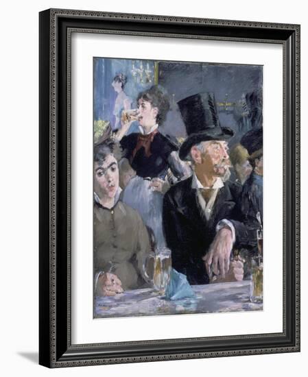 Le Café - Le Concert, 1878-Edouard Manet-Framed Giclee Print