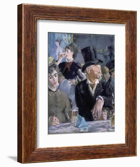 Le Café - Le Concert, 1878-Edouard Manet-Framed Giclee Print