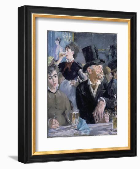 Le Café - Le Concert, 1878-Edouard Manet-Framed Giclee Print