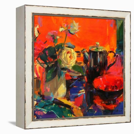 Le Cafe-Peter Graham-Framed Premier Image Canvas