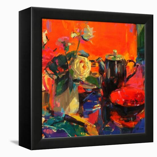 Le Cafe-Peter Graham-Framed Premier Image Canvas