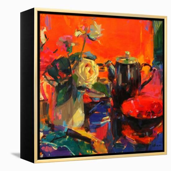 Le Cafe-Peter Graham-Framed Premier Image Canvas