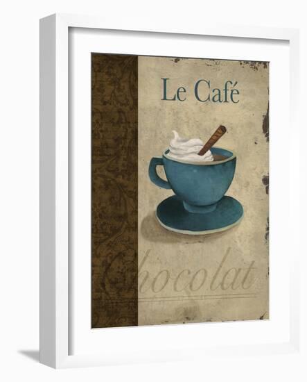 Le Café-Elizabeth Medley-Framed Art Print