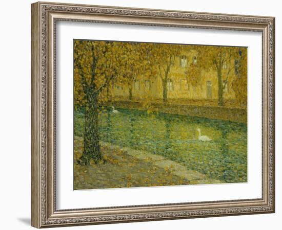 Le Canal, Annecy, 1936-Henri Eugene Augustin Le Sidaner-Framed Giclee Print