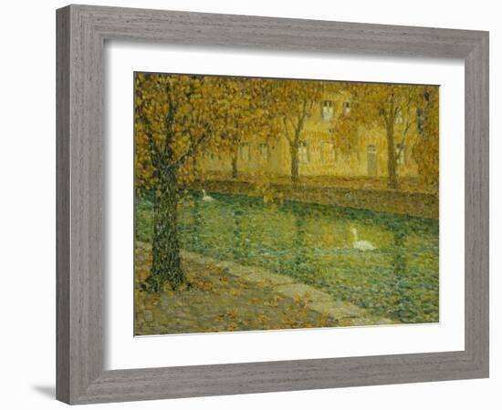 Le Canal, Annecy, 1936-Henri Eugene Augustin Le Sidaner-Framed Giclee Print