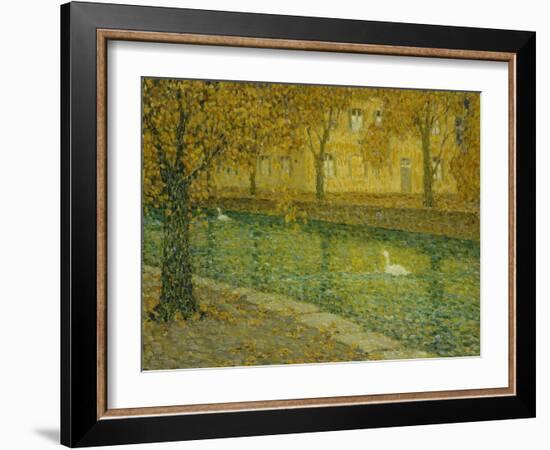 Le Canal, Annecy, 1936-Henri Eugene Augustin Le Sidaner-Framed Giclee Print