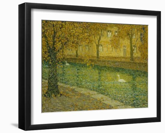 Le Canal, Annecy, 1936-Henri Eugene Augustin Le Sidaner-Framed Giclee Print