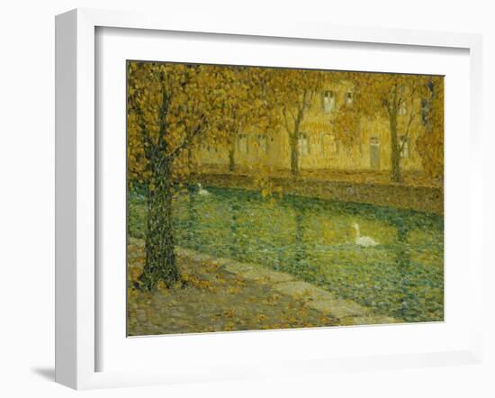 Le Canal, Annecy, 1936-Henri Eugene Augustin Le Sidaner-Framed Giclee Print