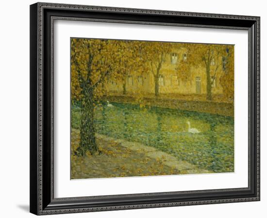 Le Canal, Annecy, 1936-Henri Eugene Augustin Le Sidaner-Framed Giclee Print