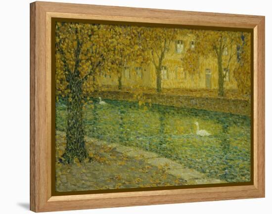 Le Canal, Annecy, 1936-Henri Eugene Augustin Le Sidaner-Framed Premier Image Canvas