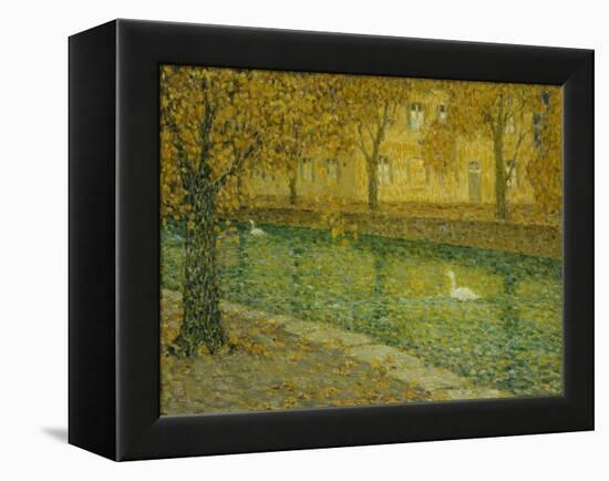 Le Canal, Annecy, 1936-Henri Eugene Augustin Le Sidaner-Framed Premier Image Canvas