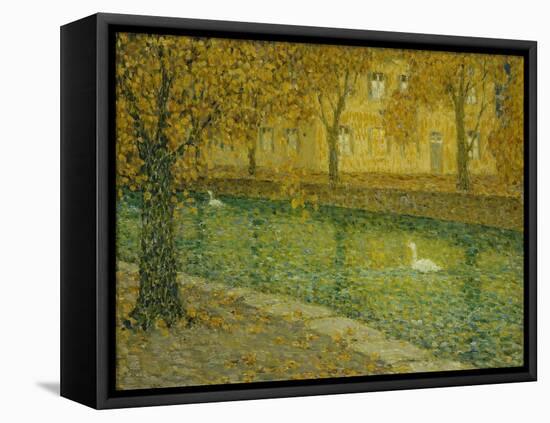 Le Canal, Annecy, 1936-Henri Eugene Augustin Le Sidaner-Framed Premier Image Canvas